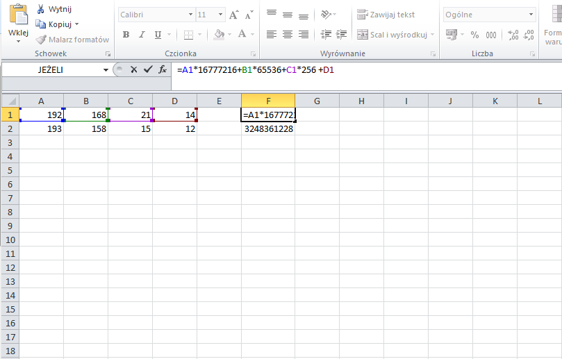 konwerter - ip - to - decimal - excel